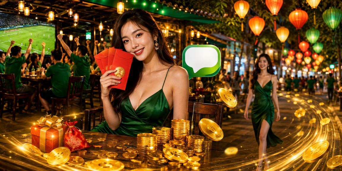 Giao diện thưởng và cà phê Hà Nội với không gian giải trí kỹ thuật số