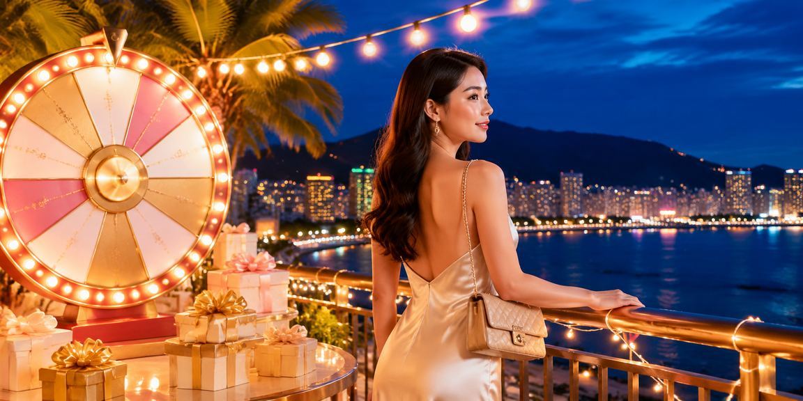 Bàn Roulette sang trọng với phong cảnh bãi biển Phú Quốc trong nền