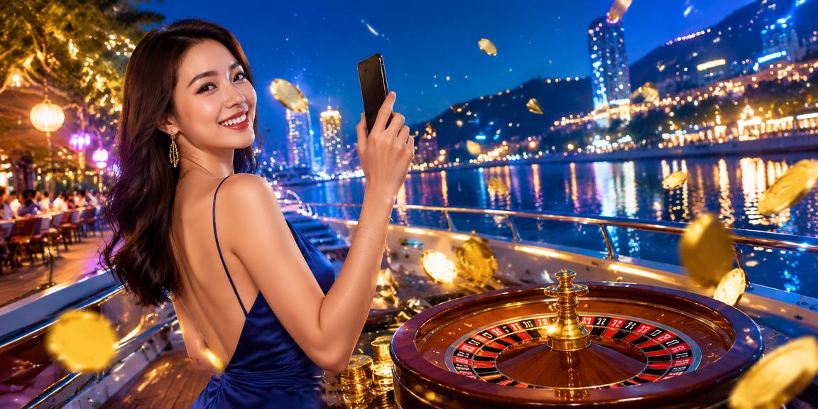 Người dùng tại Vũng Tàu thưởng thức cà phê và chơi roulette trực tuyến trên điện thoại